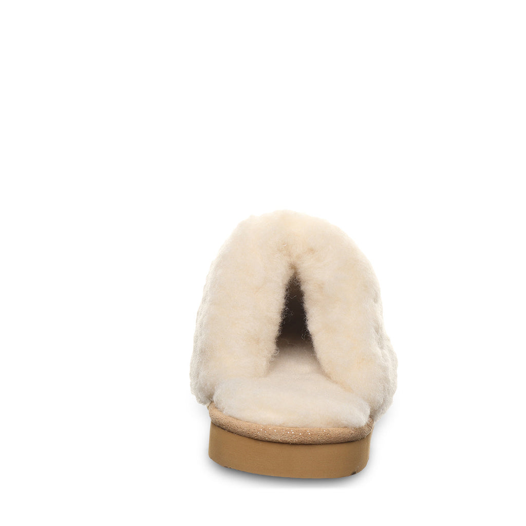 Loki Exotic Trim Slippers in Iced Coffee Metallic