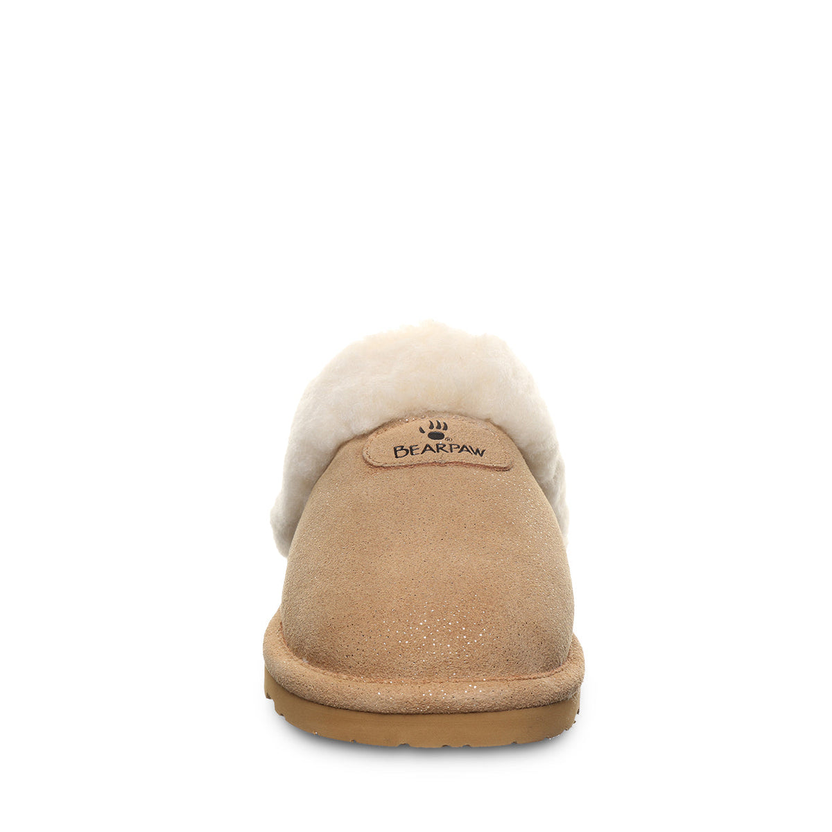 Loki Exotic Trim Slippers in Iced Coffee Metallic