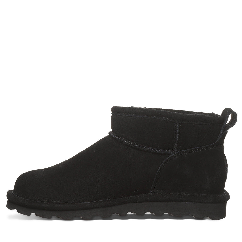 Shorty Suede Boots in Black