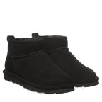 Shorty Suede Boots in Black