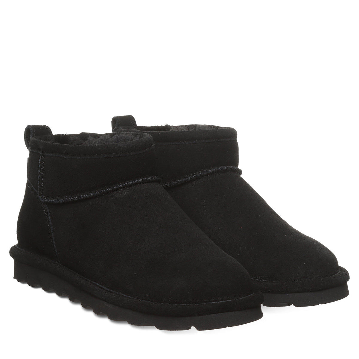 Women's Shorty Wide Snow Boots in Black