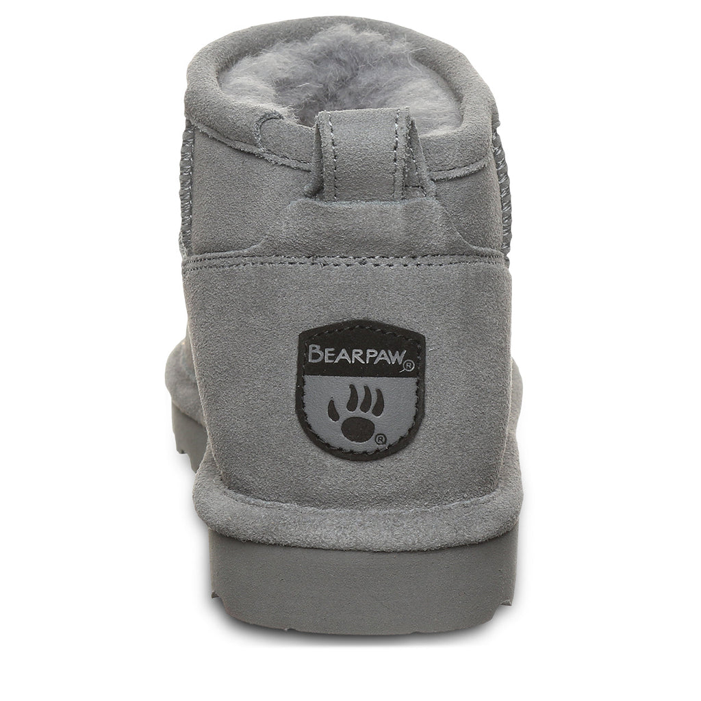 Bearpaw Women's Shorty Boots in Shadow Gray
