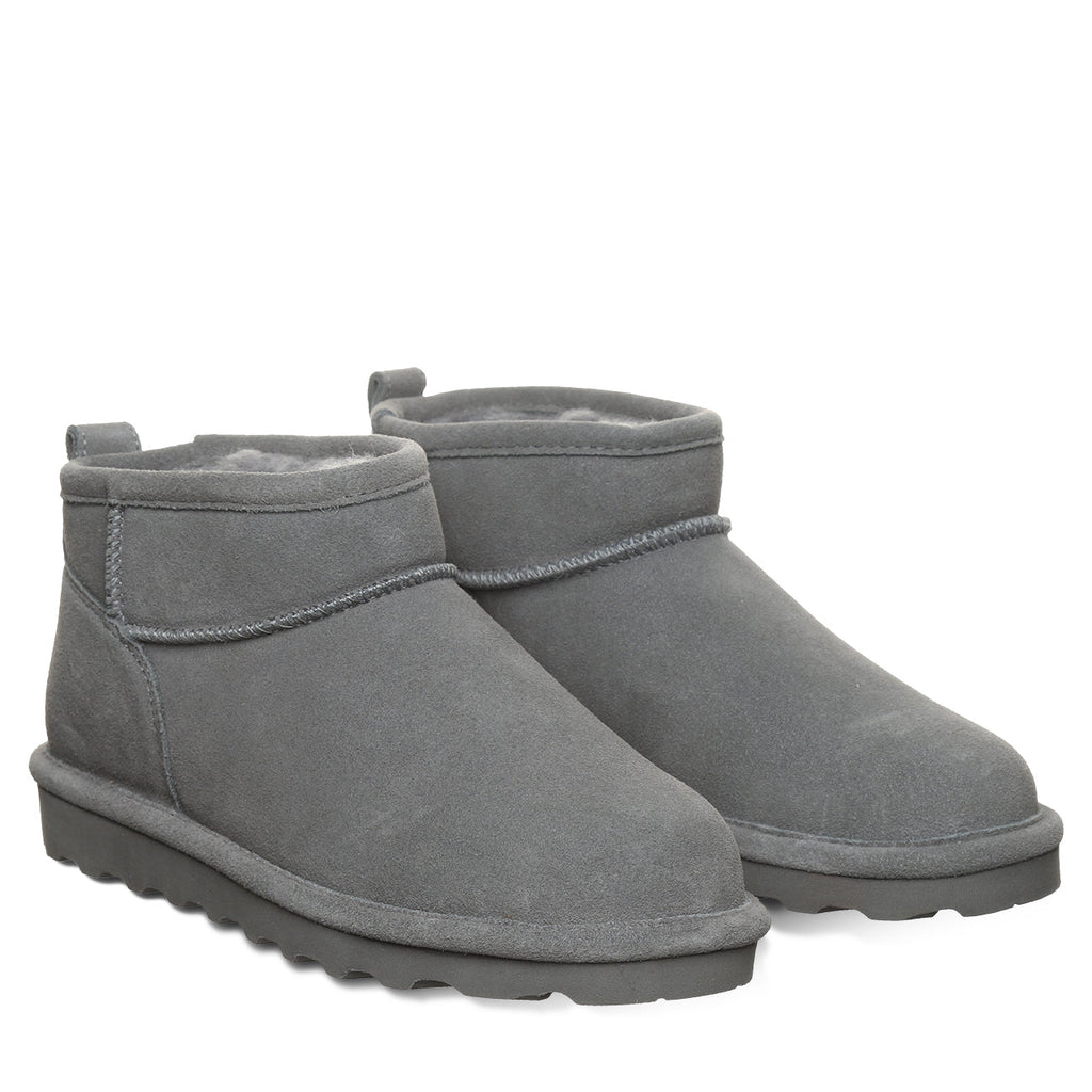 Bearpaw Women's Shorty Boots in Shadow Gray