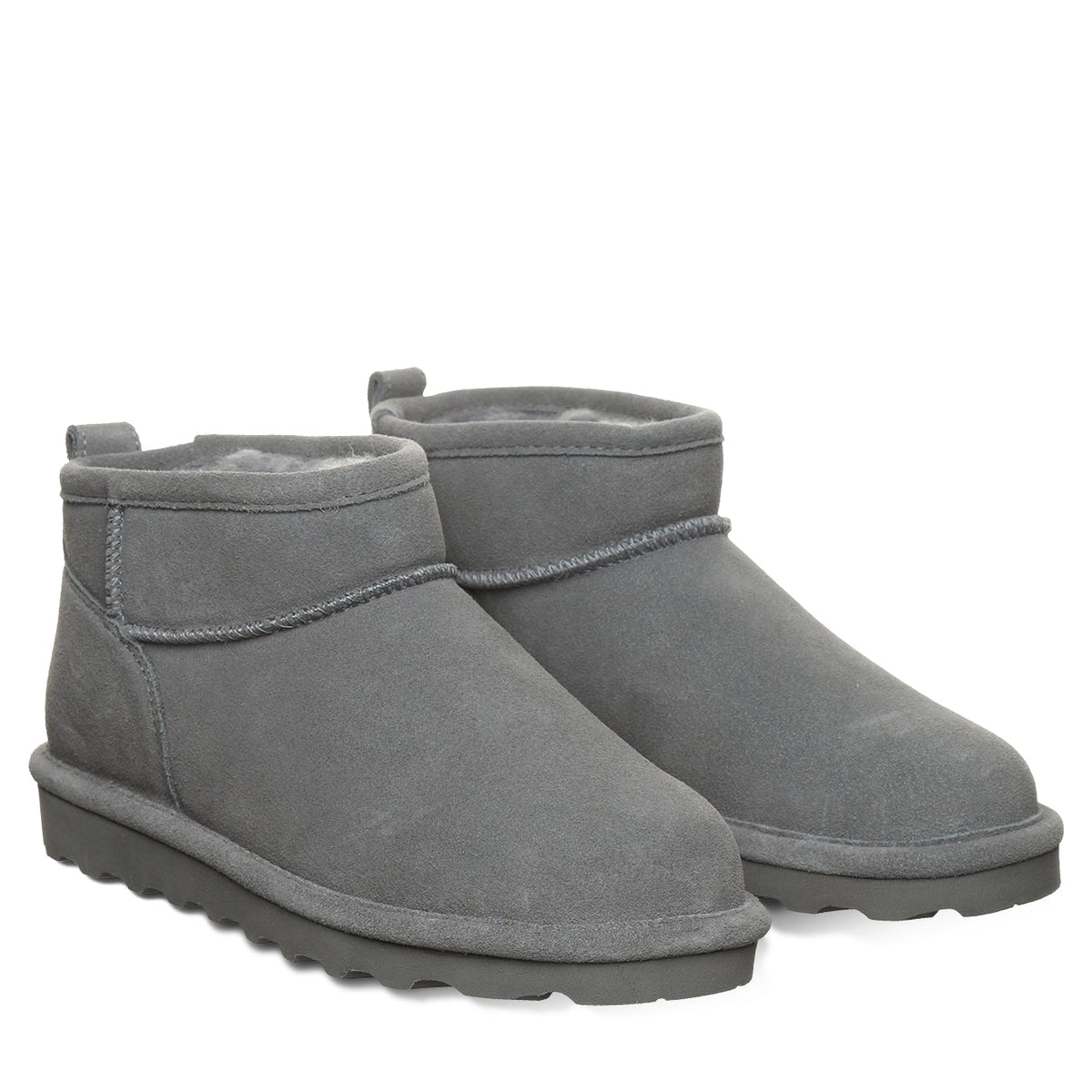 Bearpaw Women's Shorty Boots in Shadow Gray