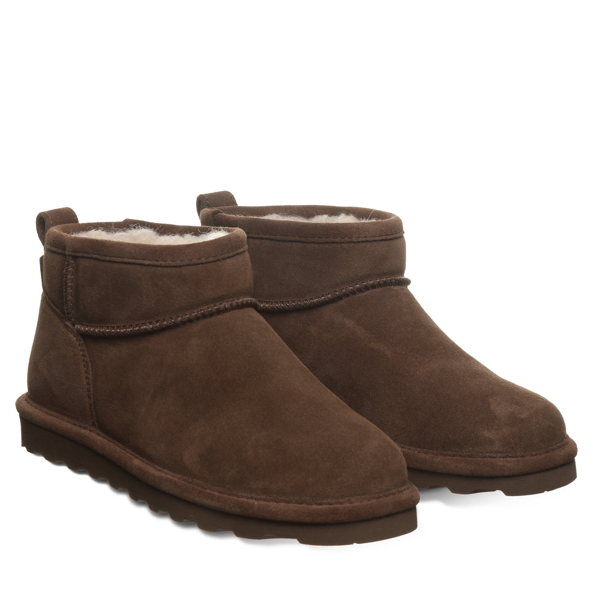 Shorty Seasonal Suede Boots in Earth