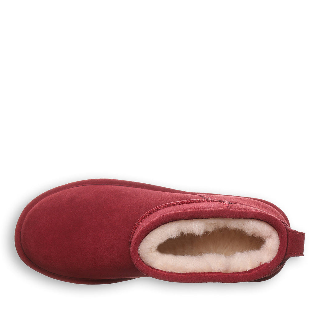 Women's Shorty Boots in Cranberry