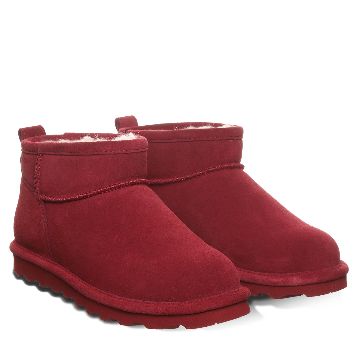 Women's Shorty Boots in Cranberry