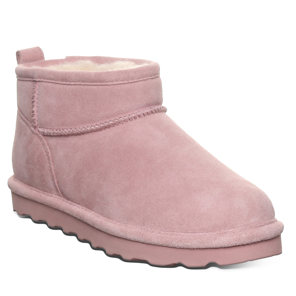 Shorty Suede Boots in Peony