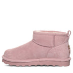 Shorty Suede Boots in Peony