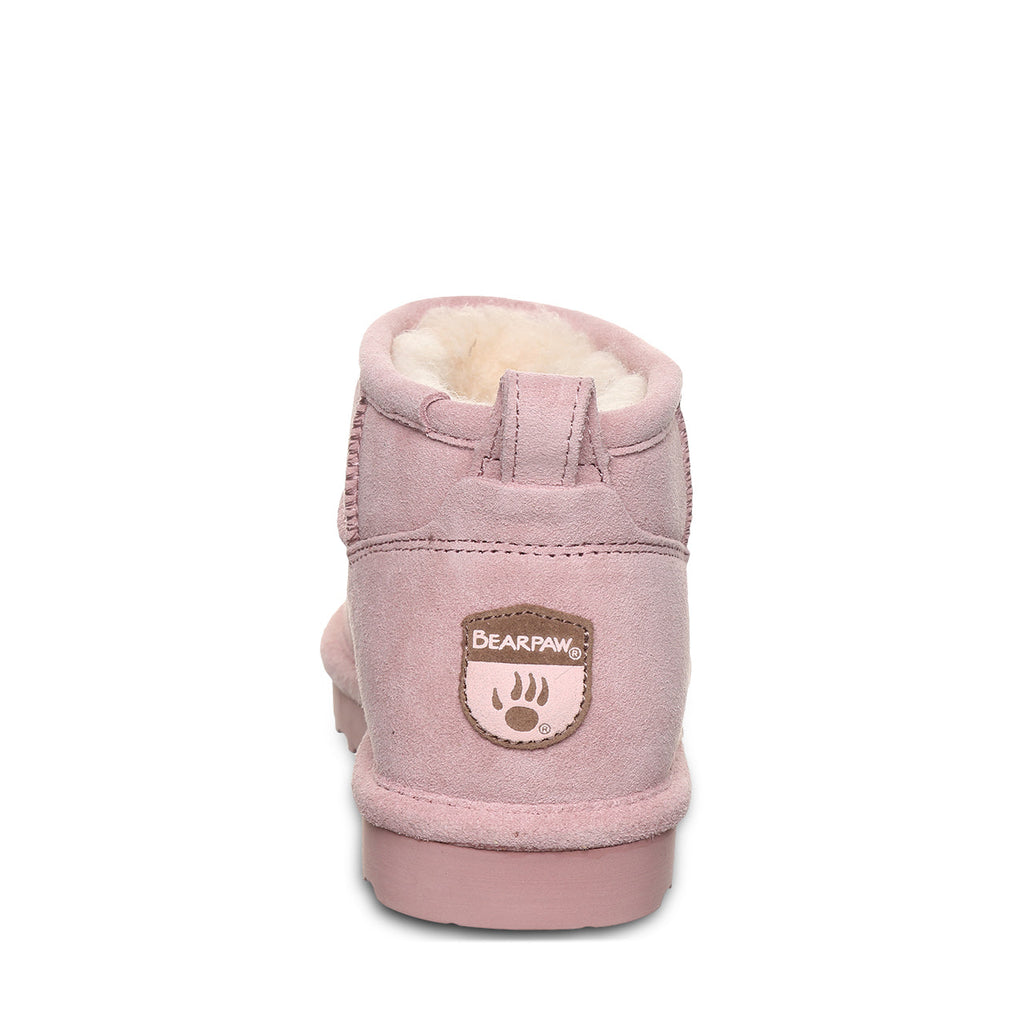 Shorty Suede Boots in Peony