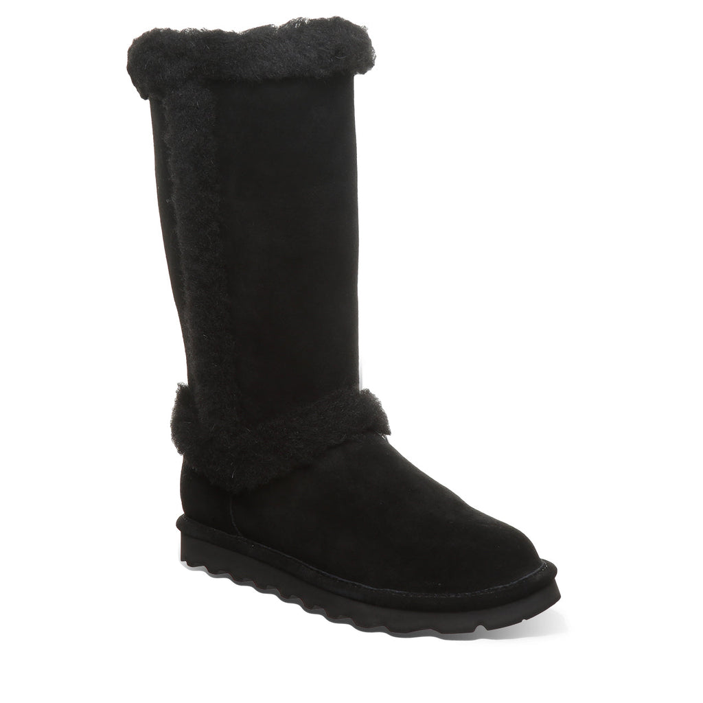 Kendall Tall Suede Winter Boots in Black