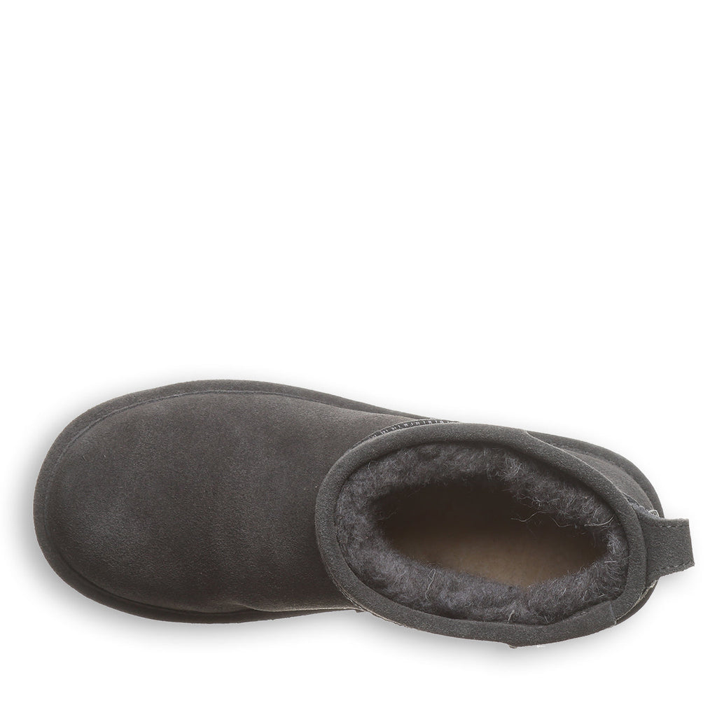Retro Shorty Suede Boots in Graphite