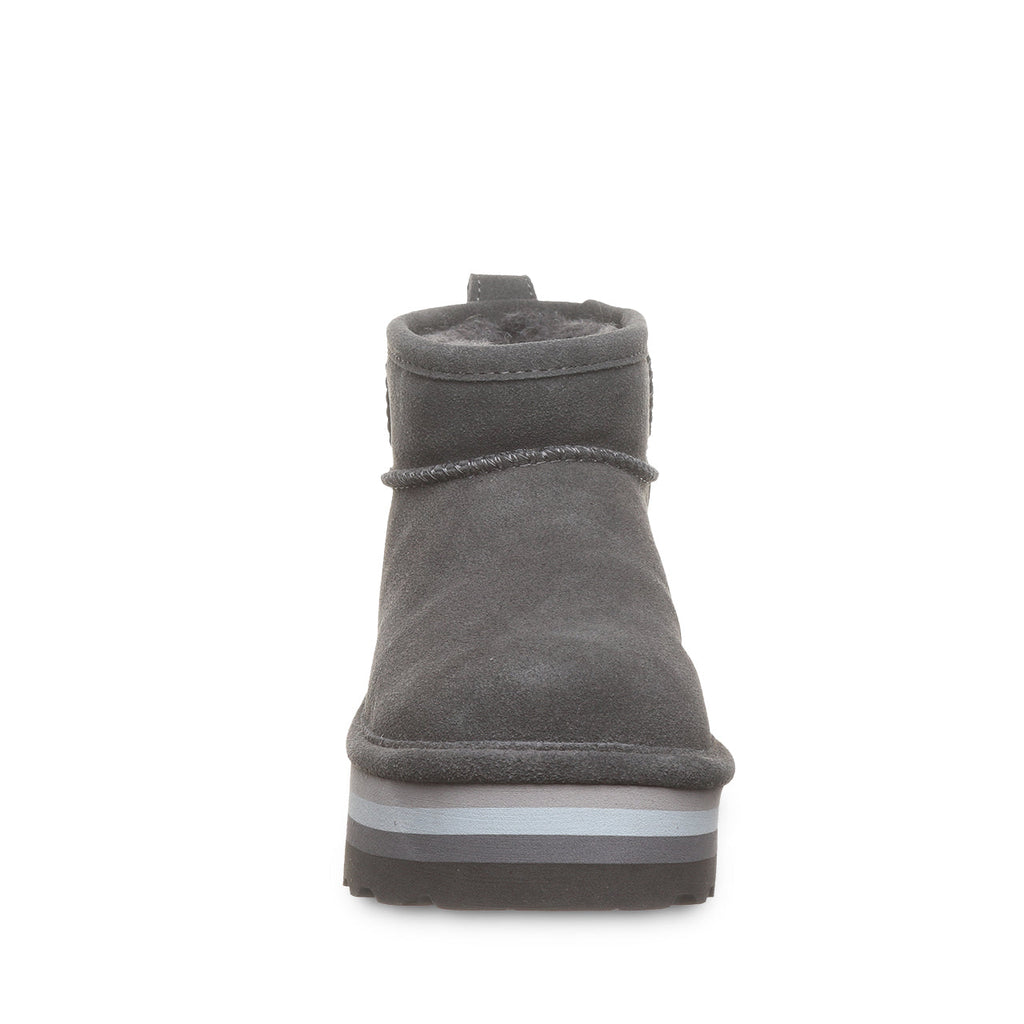 Retro Shorty Suede Boots in Graphite