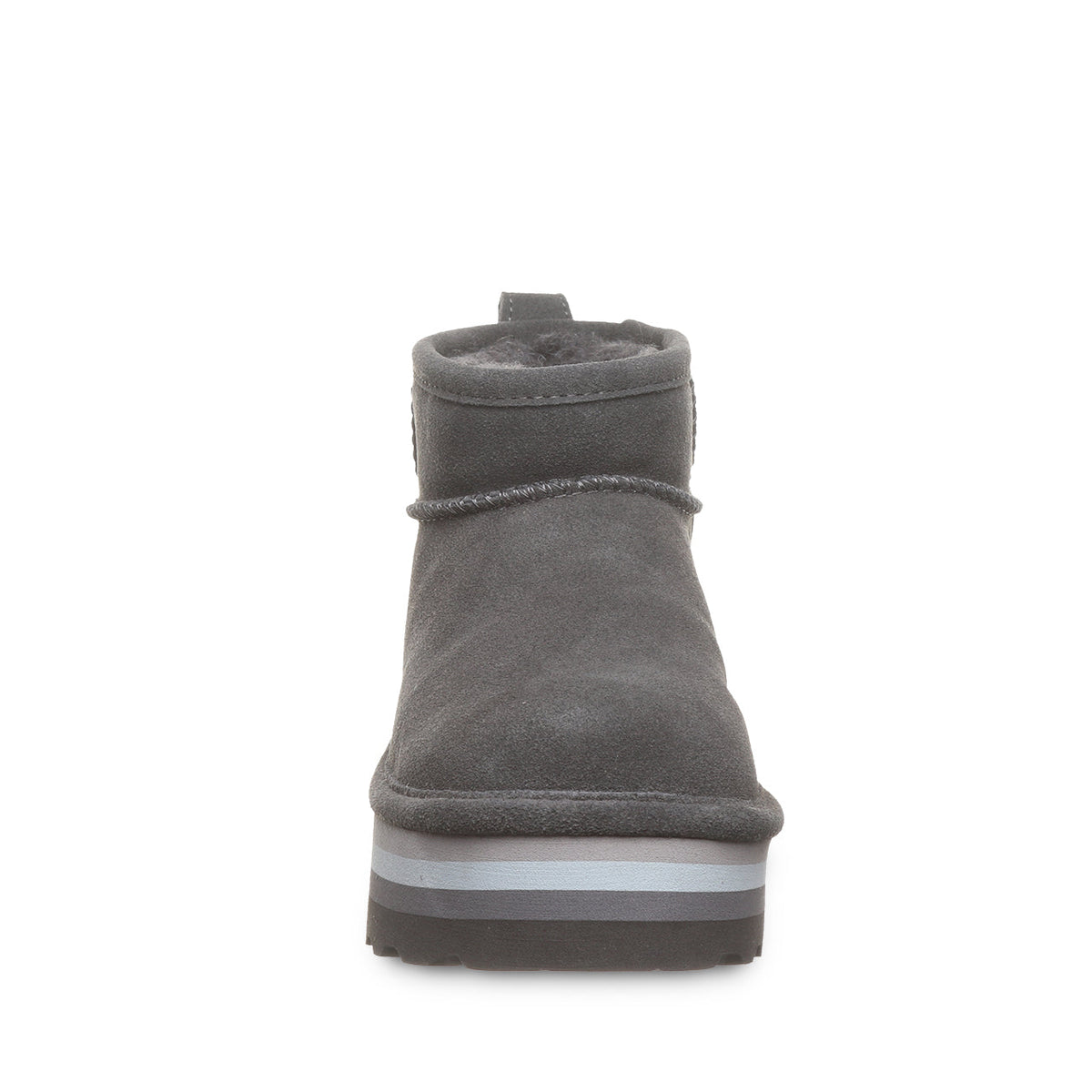 Retro Shorty Suede Boots in Graphite