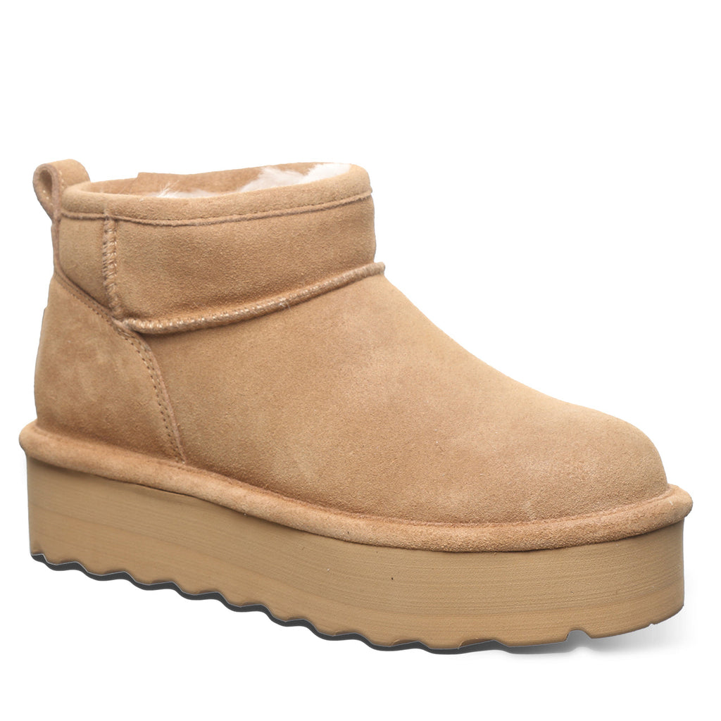 Retro Shorty Chunky Boots in Iced Coffee