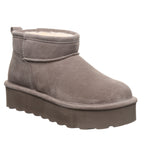 Retro Shorty Chunky Sole Boots in Morel