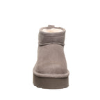Retro Shorty Chunky Sole Boots in Morel