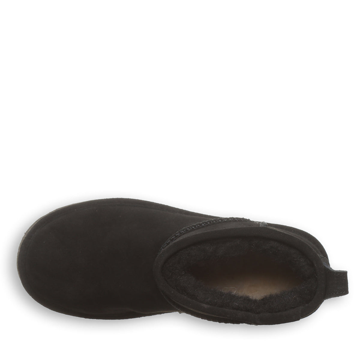Retro Shorty Suede Boots in Black