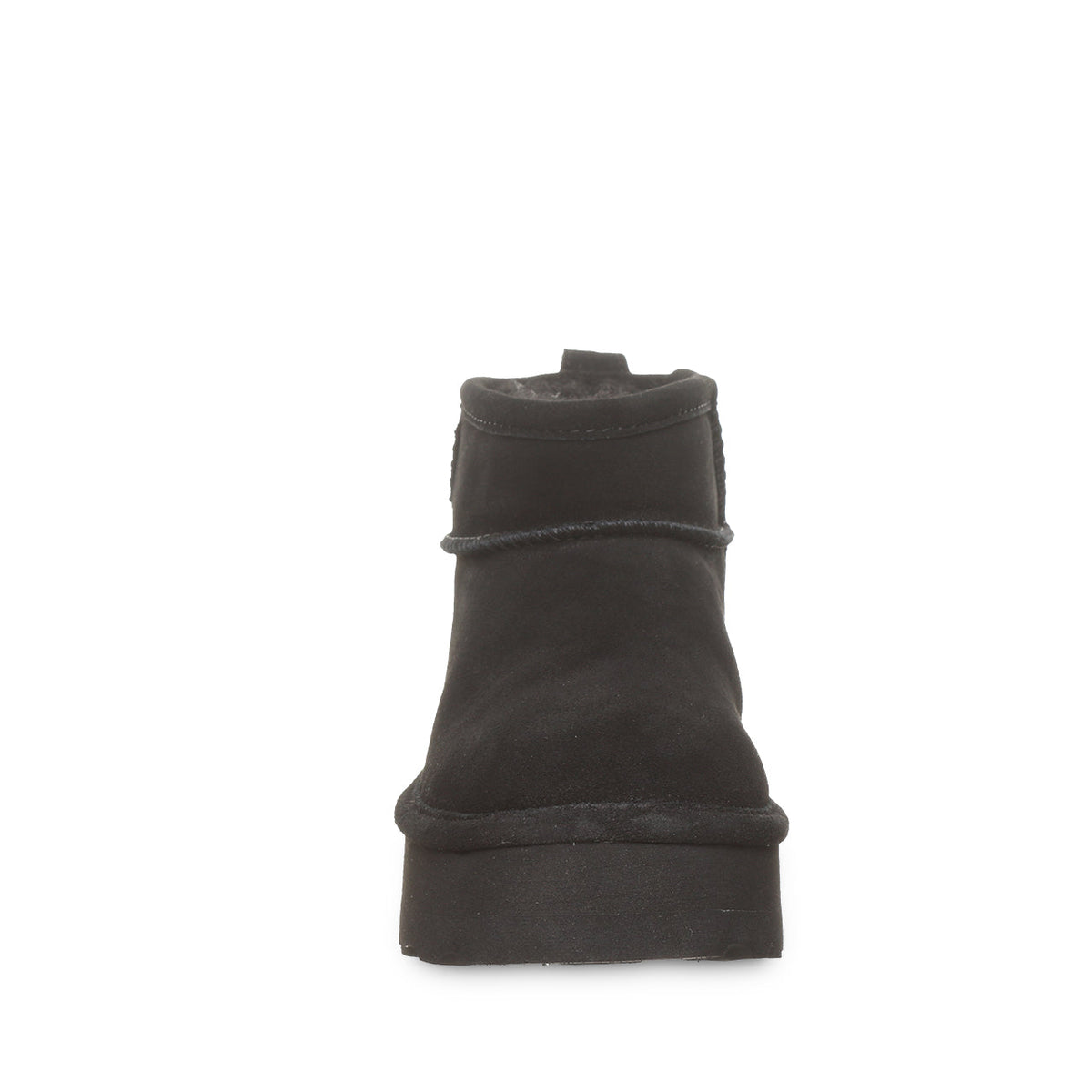Retro Shorty Suede Boots in Black
