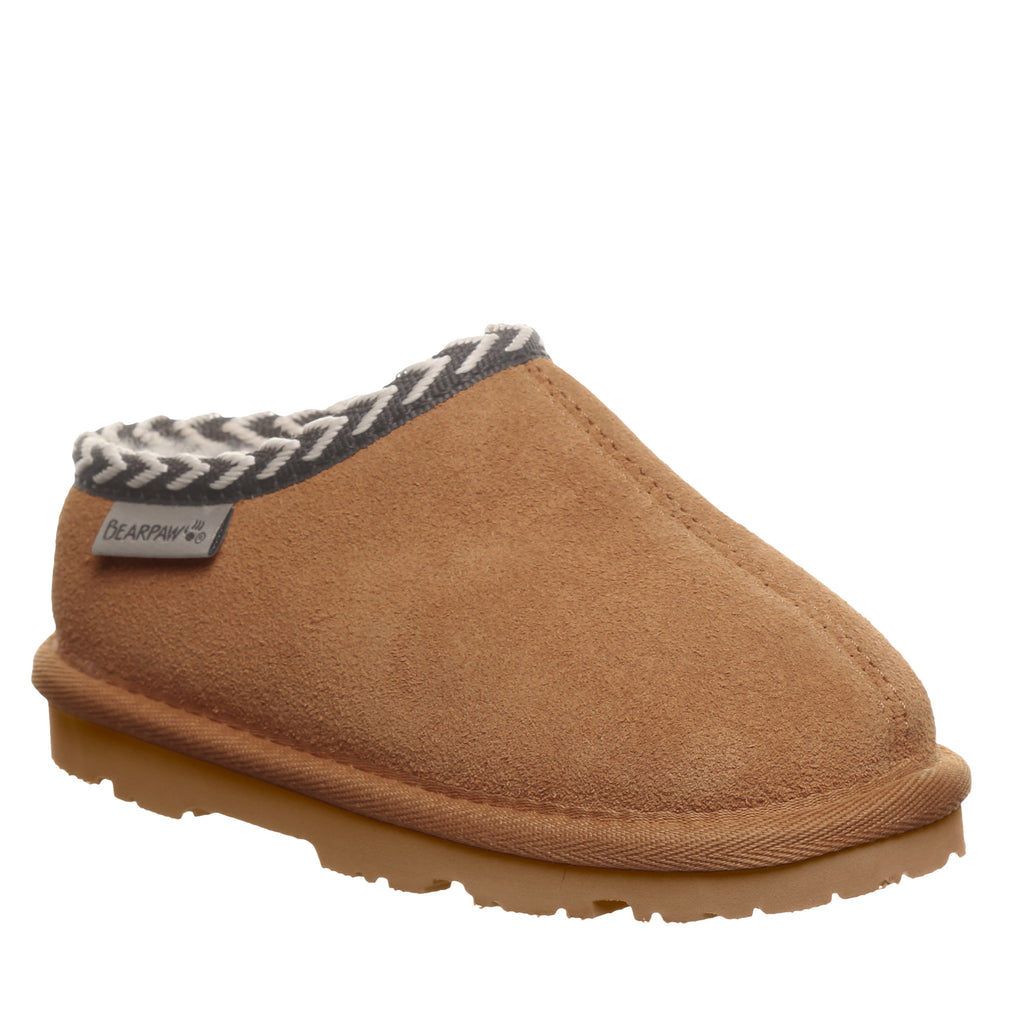 Tabitha Toddler Slippers in Hickory