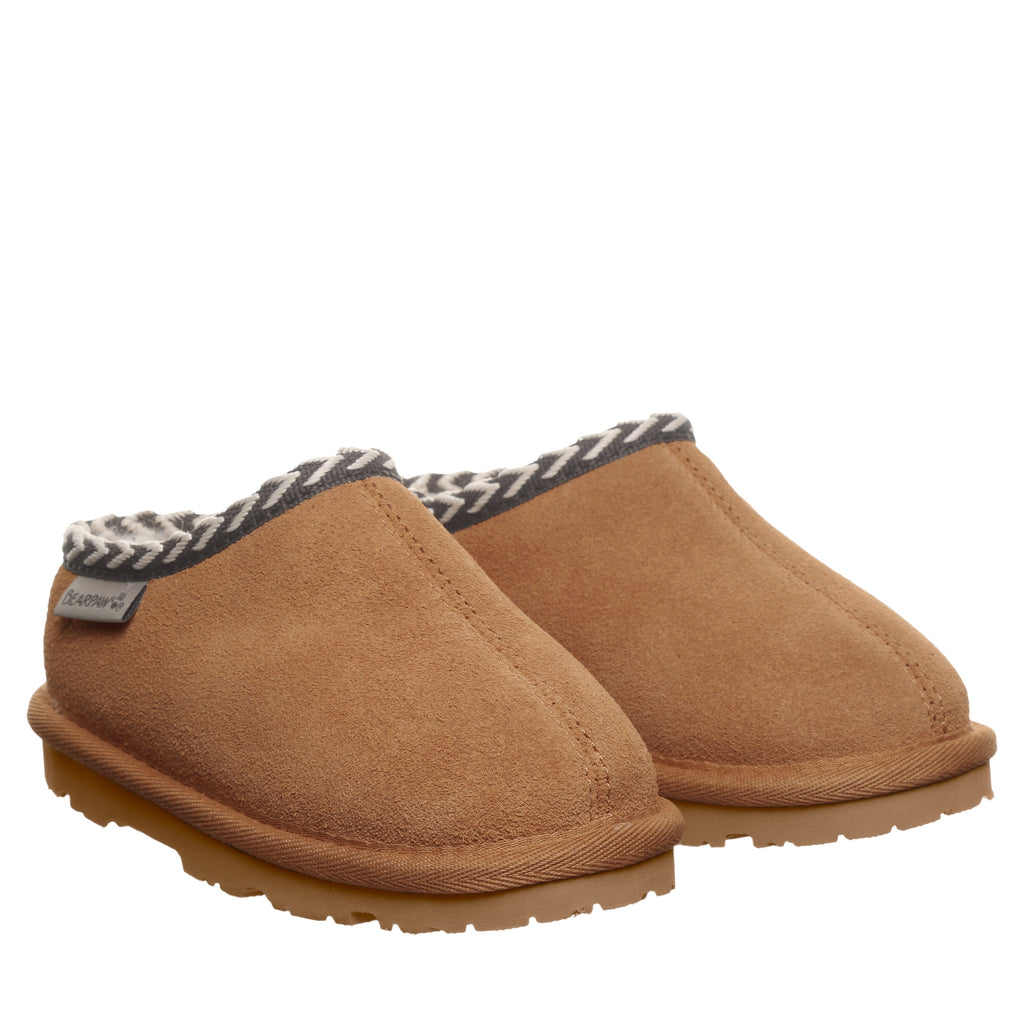 Tabitha Toddler Slippers in Hickory