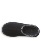 Tabitha Wool Blend Lined Slippers in Black