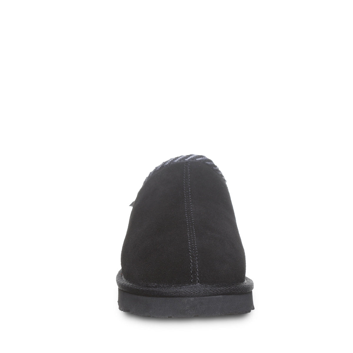 Tabitha Wool Blend Lined Slippers in Black