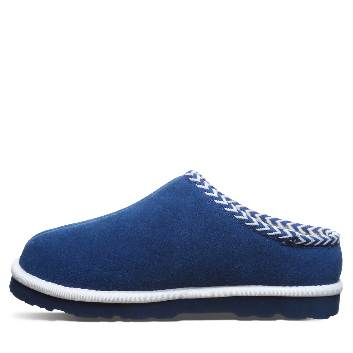 Tabitha Slippers in Blue And White