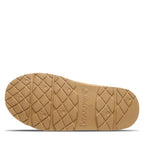 Tabitha Youth Slippers in Iced Coffee With Leopard Trim