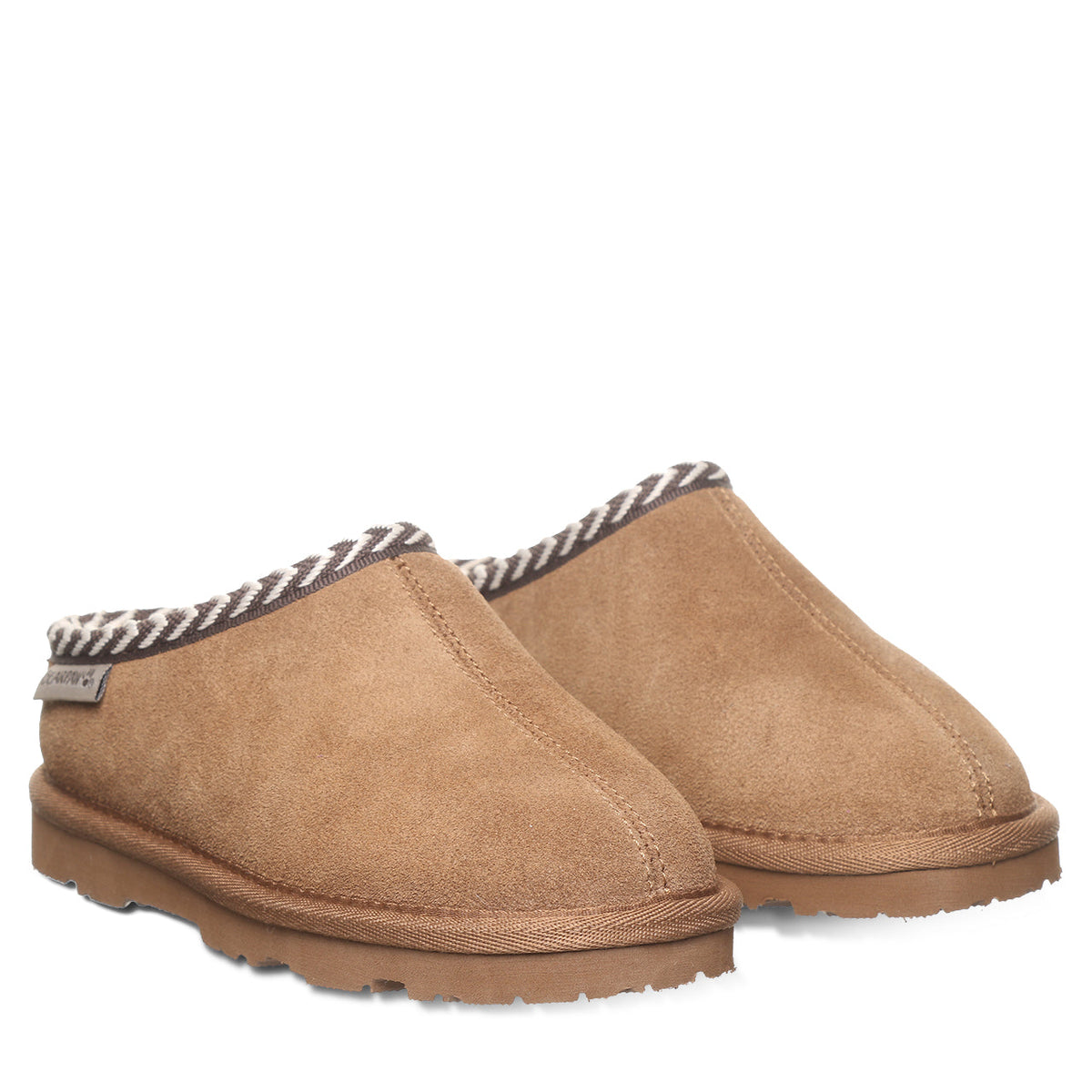 Tabitha Youth House Slippers in Hickory