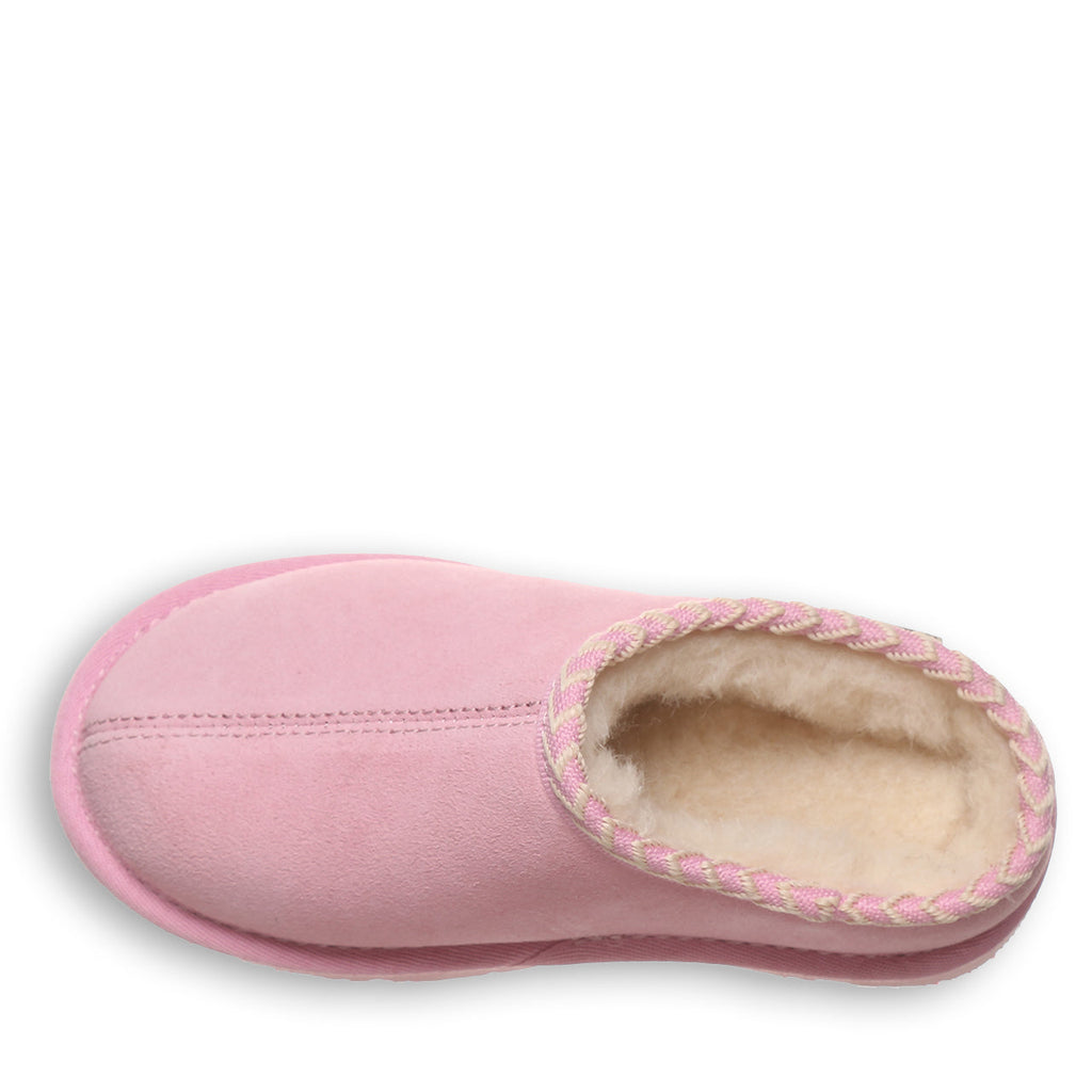 Tabitha Youth Slip On Slippers in Prism Pink