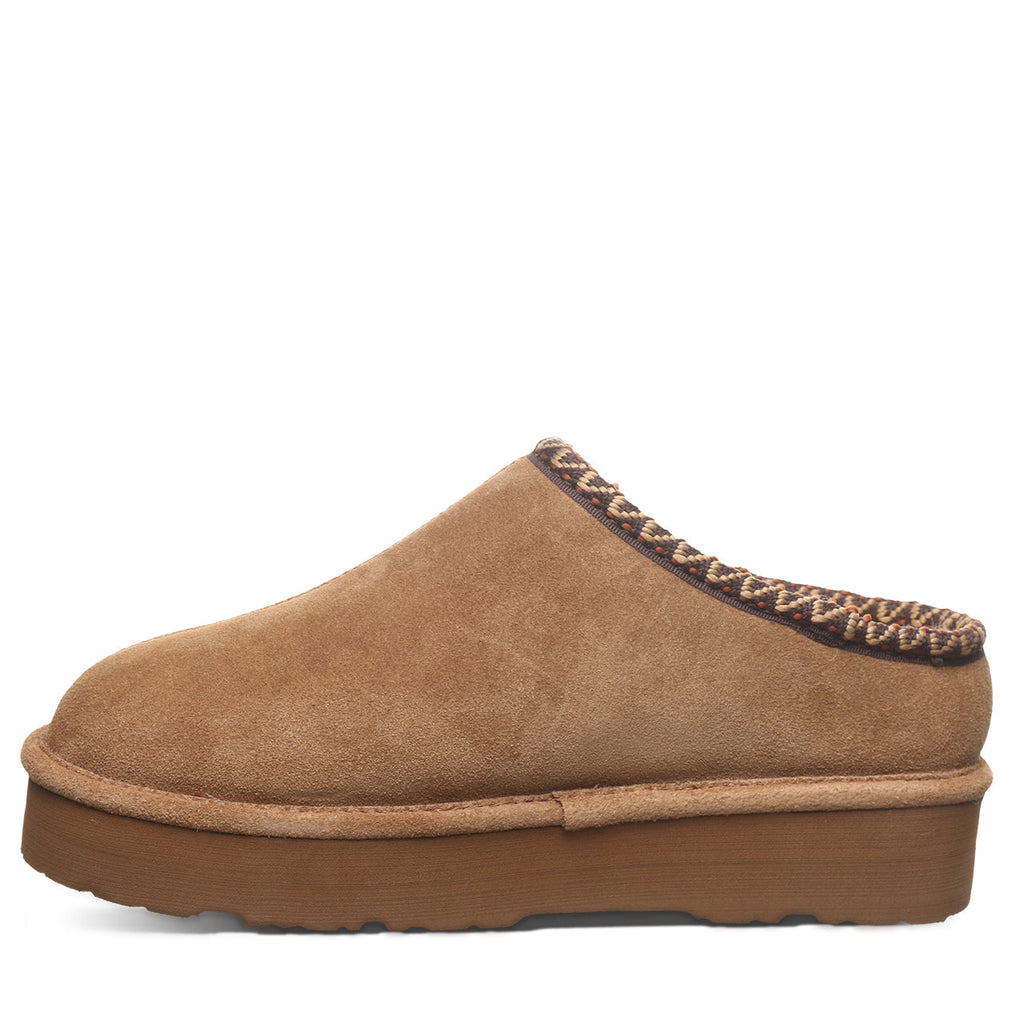 Martis Faux Fur Lined Clogs in Hickory