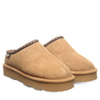 Martis Lined Clog Slippers in Iced Coffee Solid