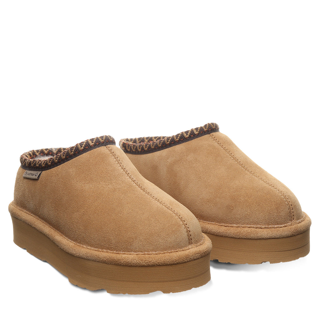 Martis Youth Platform Slippers in Iced Coffee