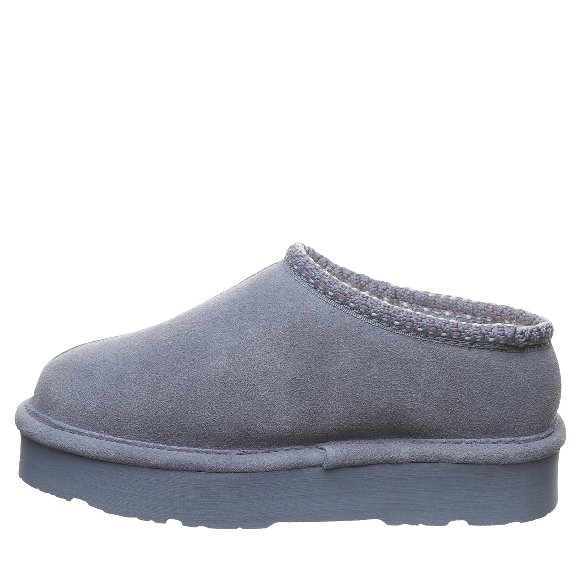 Martis Youth Cozy Platform Slippers in Blue Fin