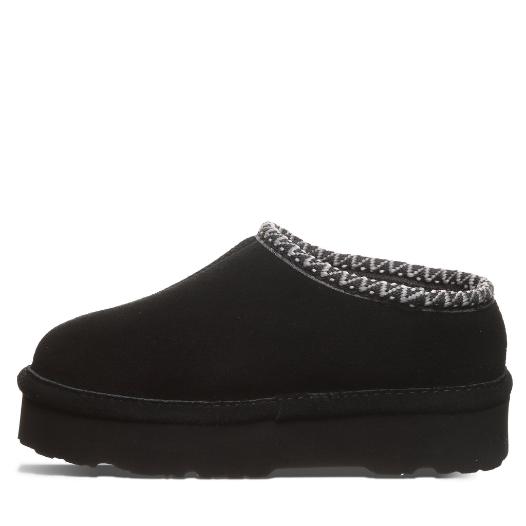Martis Youth Platform Slippers in Black