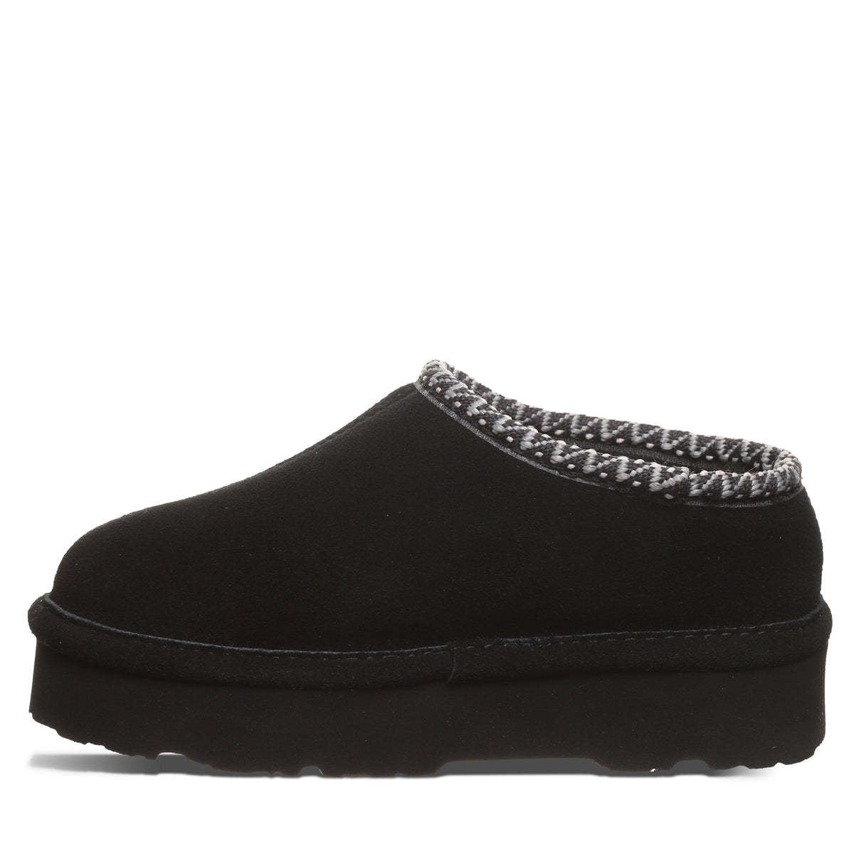 Martis Youth Platform Slippers in Black