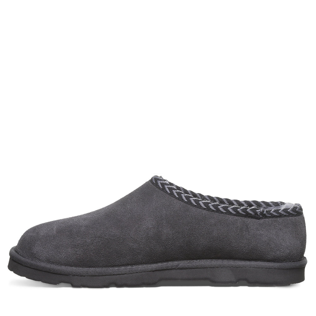 Beau Men's Clog Slippers in Graphite