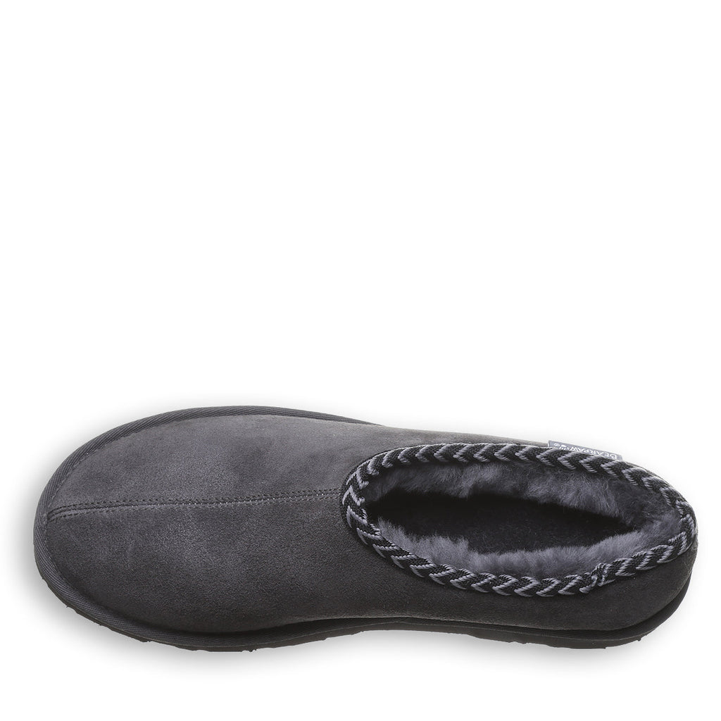 Beau Men's Clog Slippers in Graphite