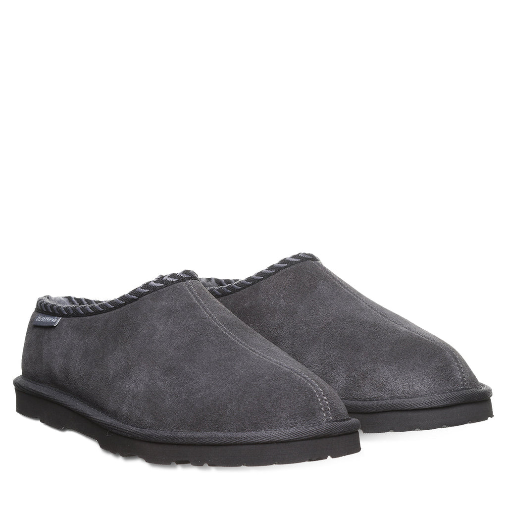 Beau Men's Clog Slippers in Graphite