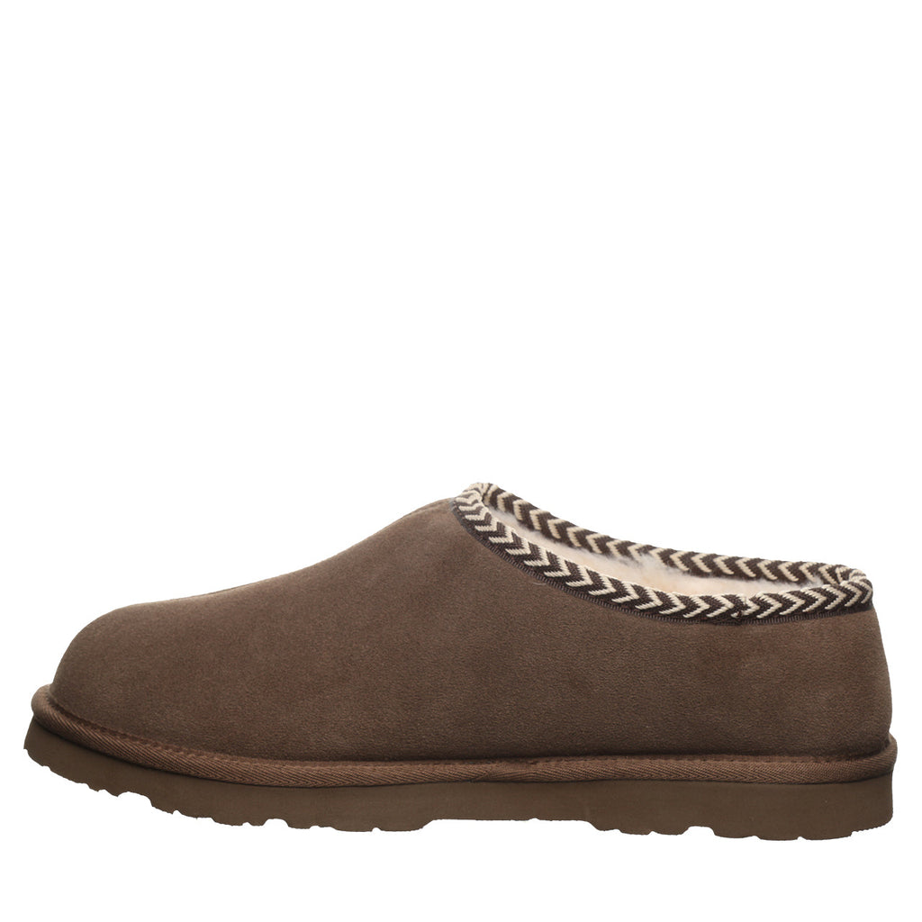 Beau Suede Clog Slippers in Earth