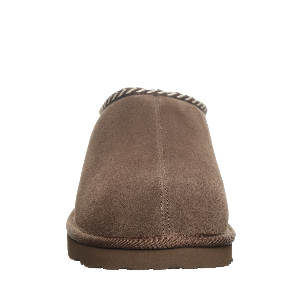 Beau Suede Clog Slippers in Earth