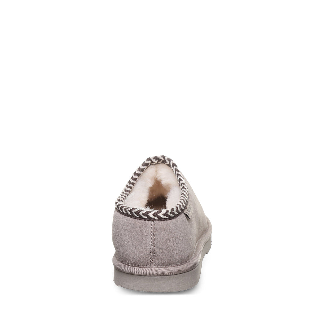 Beau Men's Suede Clog Slippers in Mushroom