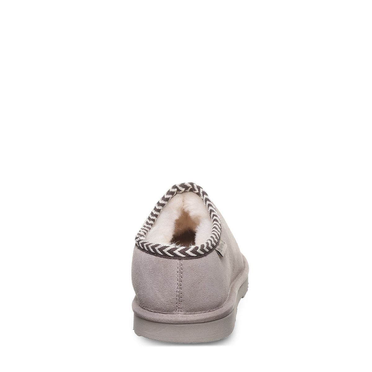Beau Men's Suede Clog Slippers in Mushroom