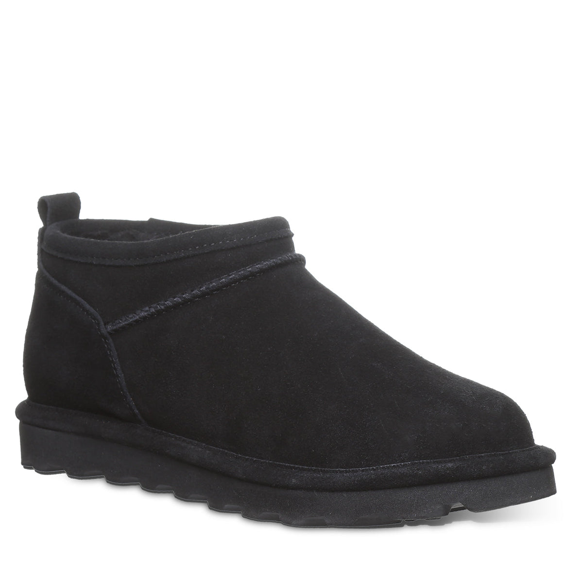 Super Shorty Wide Ankle Boots in Black