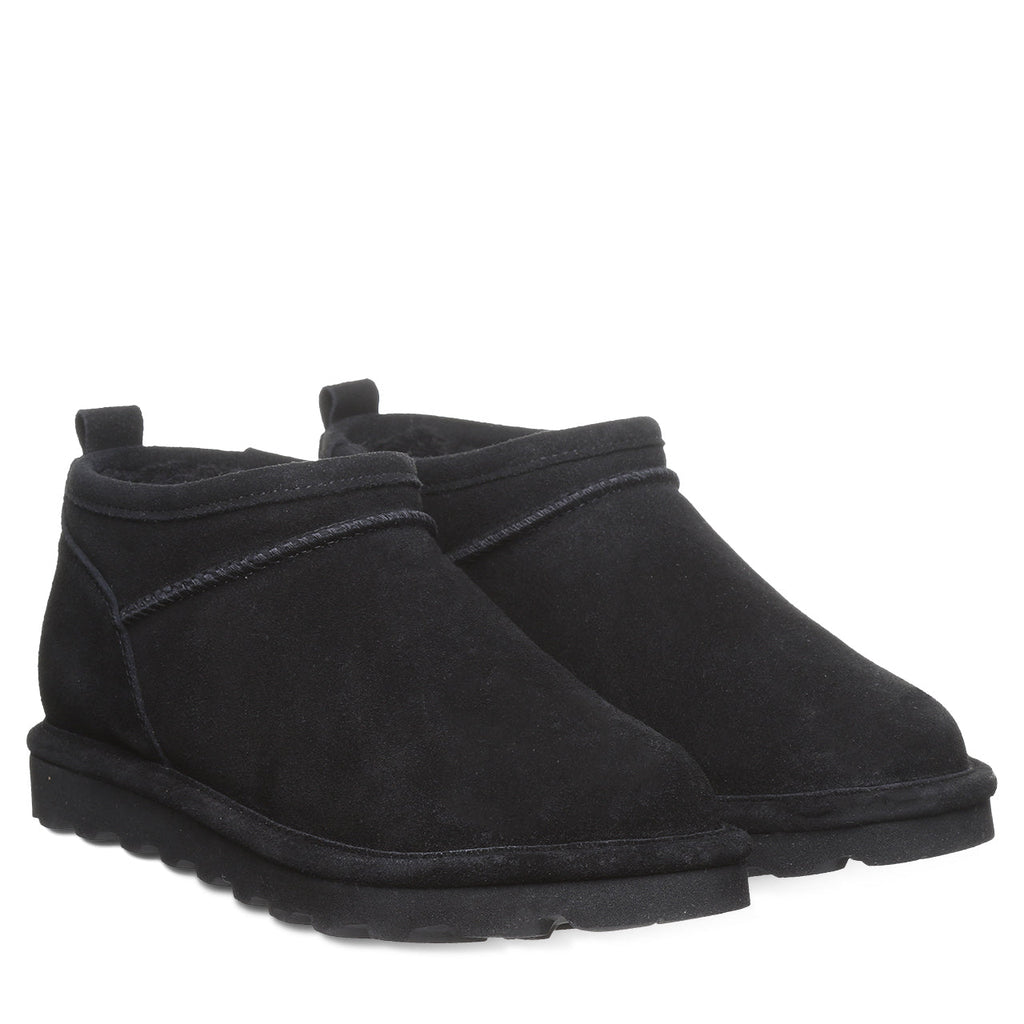 Super Shorty Wide Ankle Boots in Black