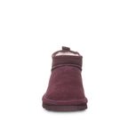 Super Shorty Wide Boots in Eggplant