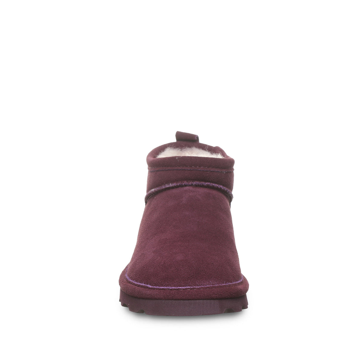 Super Shorty Wide Boots in Eggplant