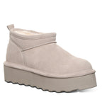 Retro Super Shorty Platform Boots in Mushroom