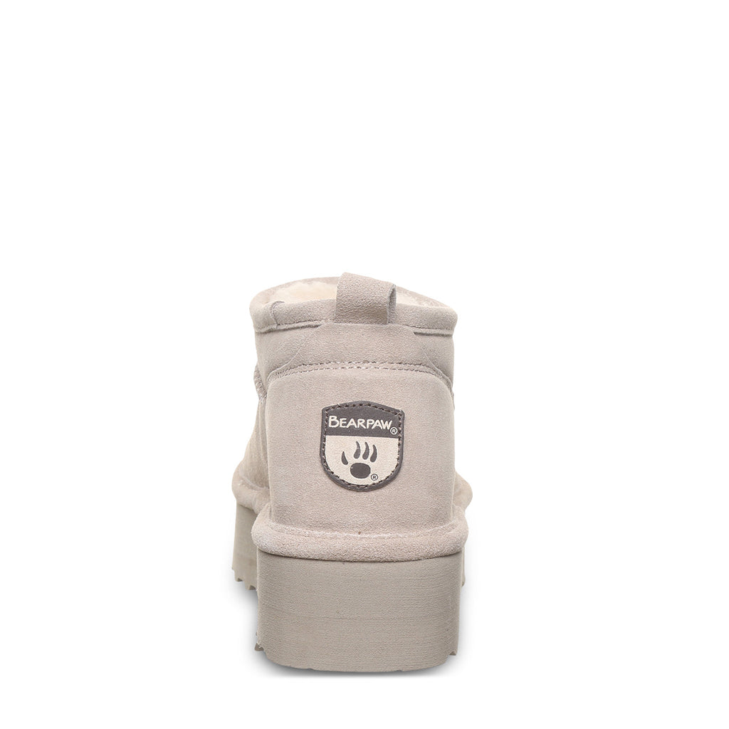 Retro Super Shorty Platform Boots in Mushroom